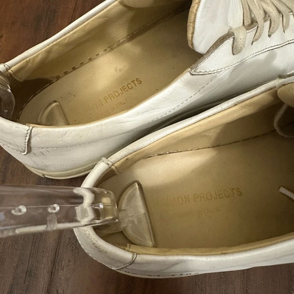 COMMON PROJECTS Original Achilles Low-Top Sneakers in White Leather - Picture 8 of 9